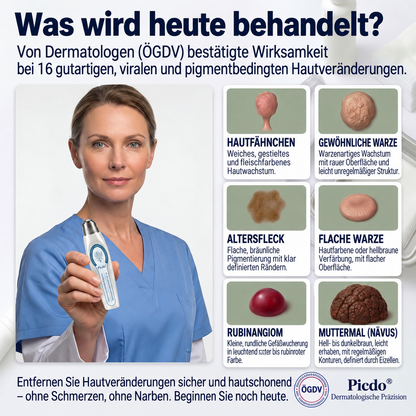 🧶🧶𝐏i𝐜𝐝o® 7-Tage-Entferner für Hautmale und Hautflecken (Schmerzfreier Roll-on ohne Narbenbildung)