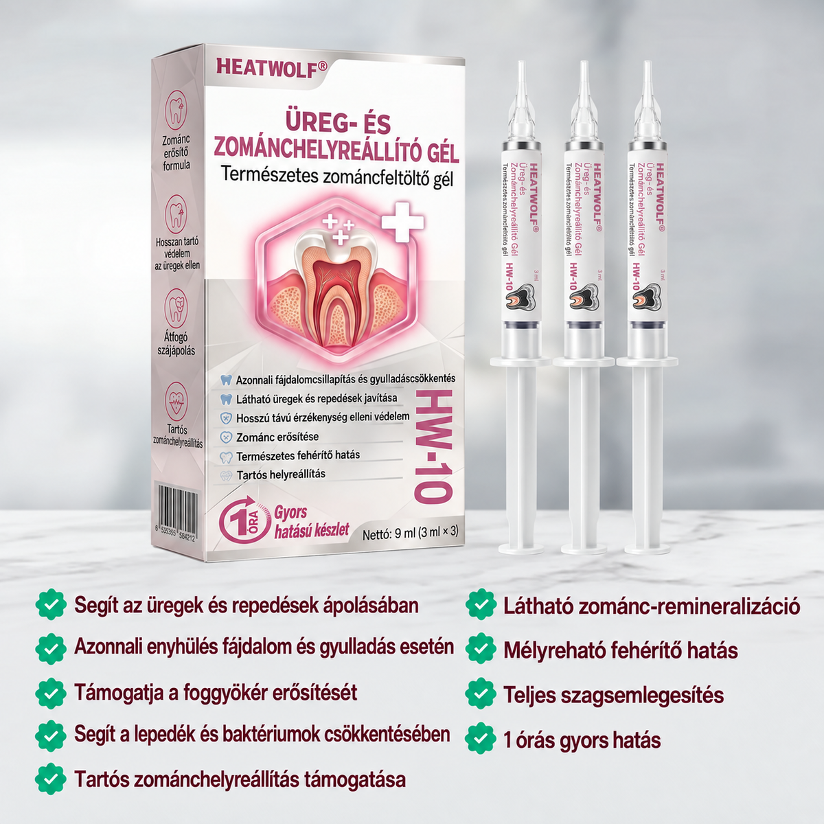 1️⃣𝐇𝐄𝐀𝐓𝐖𝐎𝐋𝐅® Természetes fogzománc-helyreállító gél