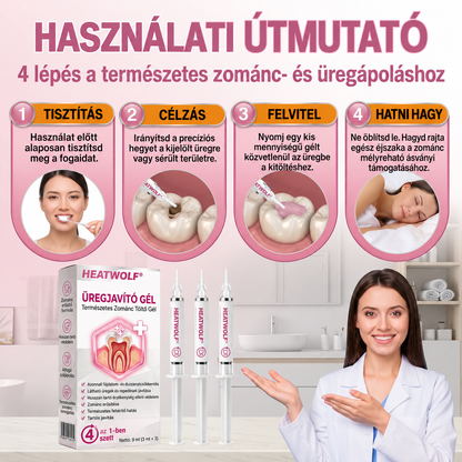 1️⃣𝐇𝐄𝐀𝐓𝐖𝐎𝐋𝐅® Természetes fogzománc-helyreállító gél