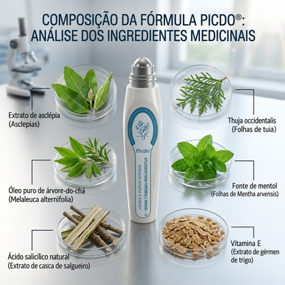 🧶🐍𝐏i𝐜𝐝o® Eliminador de Marcas e Manchas em 7 Dias (Roll-on Sem Dor e Sem Cicatrizes)