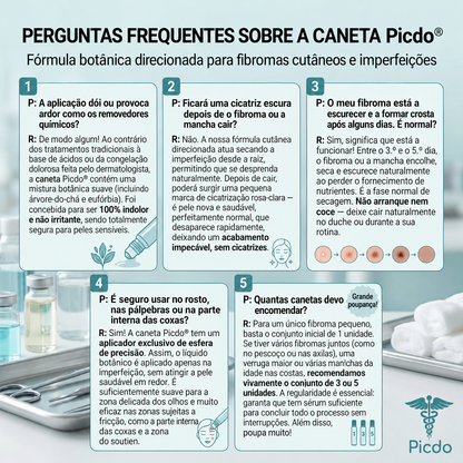 🧶🐍𝐏i𝐜𝐝o® Eliminador de Marcas e Manchas em 7 Dias (Roll-on Sem Dor e Sem Cicatrizes)